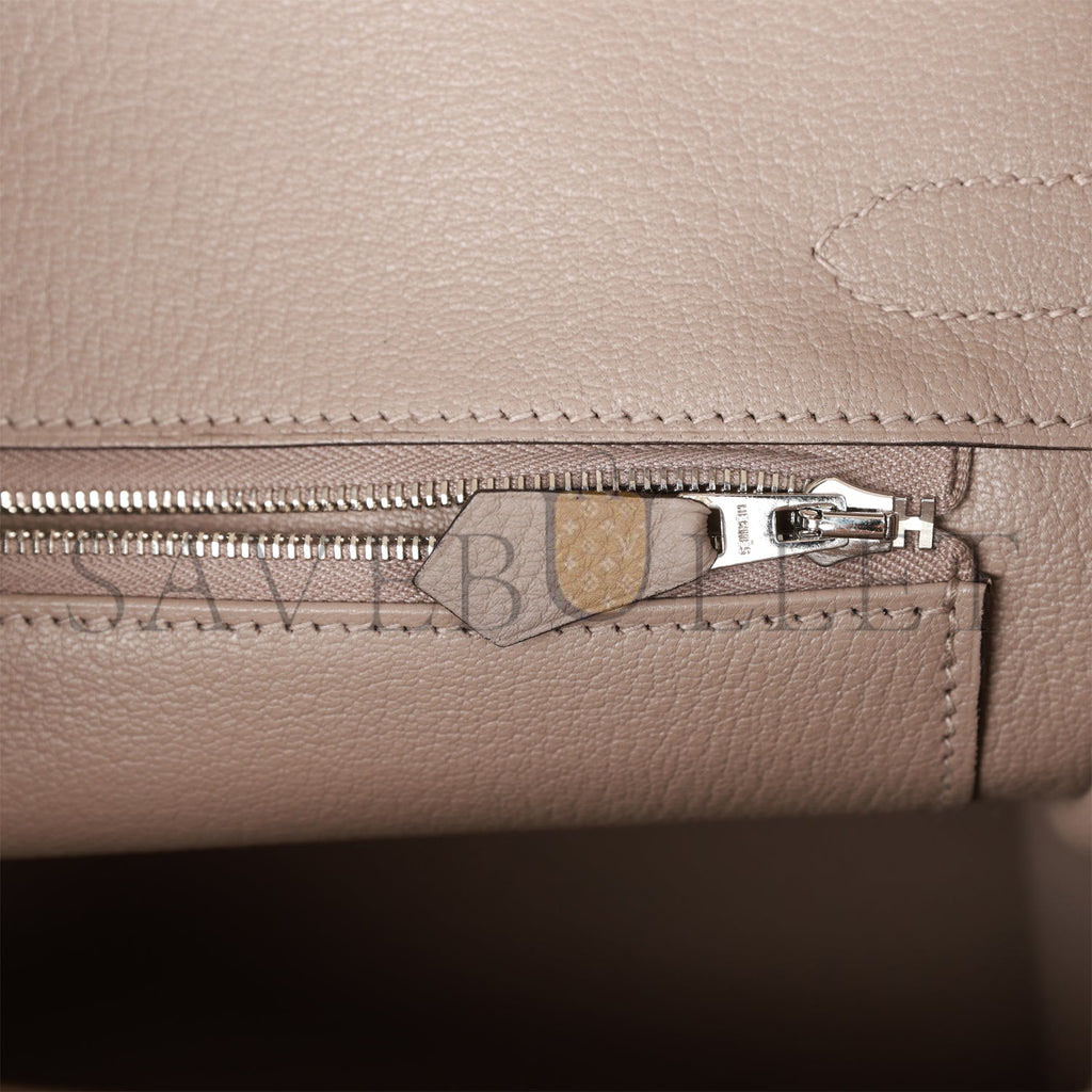 HERMES BIRKIN 30 GRIS ASPHALTE TOGO PALLADIUM HARDWARE (30cm)