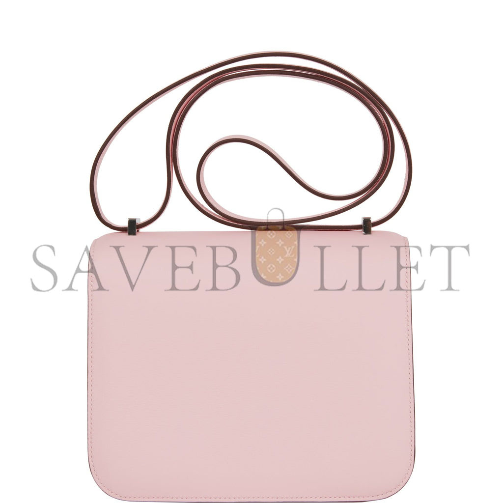 HERMES CONSTANCE 18 ROSE SAKURA SWIFT PALLADIUM HARDWARE 39691674026078 (18cm)