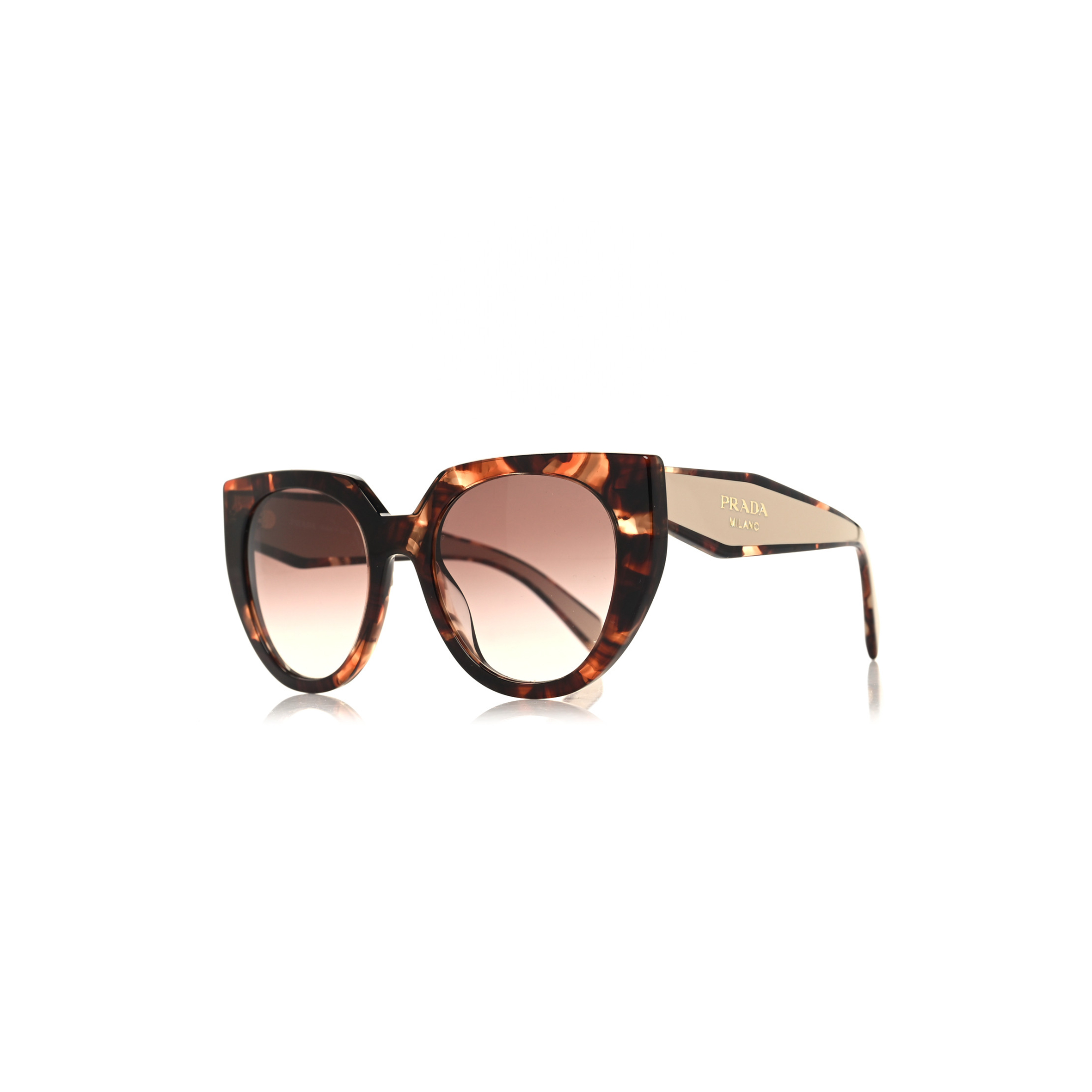 PRADA ACETATE SUNGLASSES SPR 14W TORTOISE PINK